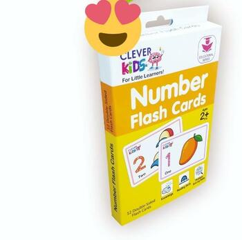 A Perfect Brainteaser for Kids Numbers Flash Card for kids