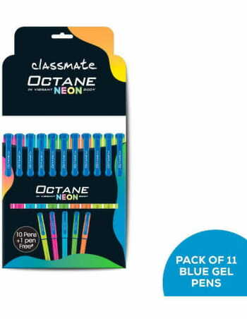 Classmate Octane Neon Gel Pen (pack of 10)