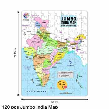 A Perfect knowledgeble gift for Kids Jumbo India Map Puzzle