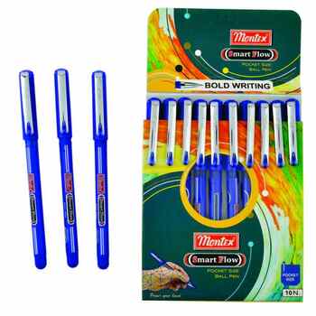 Montex Smart Flow Ballpen Blue(pack of 10)