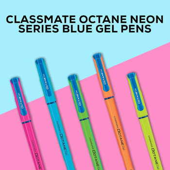 Classmate Octane Neon Gel Pen (pack of 10)