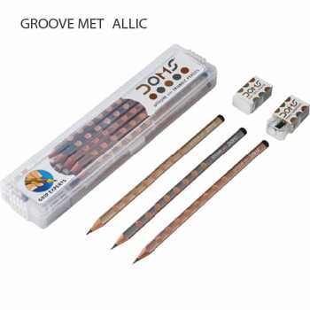 Doms Groove Metallic Pencil (10pc pack)
