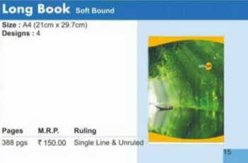 Navneet A4 Size LongBook (388pgs)