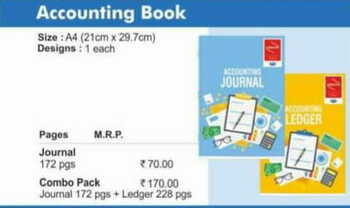 Navneet Acoounting Book Combo(journal & Ledger)