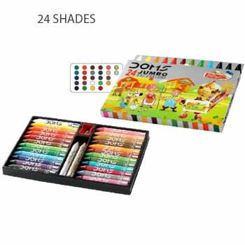 Doms Long Jumbo Wax Crayon 24 Shades (1pc)