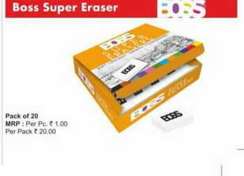 Navneet Boss Super Erasers (20pc pack)
