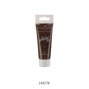 FABER CASTELL ACRYLIC 40 ML TUBE VAN DYKE BROWN