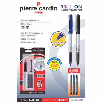 PIERRE CARDIN ROLL ON EXCLUSIVE ROLLER PEN (BLUE PEN )