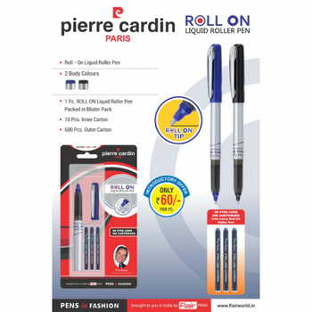 PIERRE CARDIN ROLL ON EXCLUSIVE ROLLER PEN (BLACK PEN )