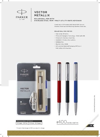 Parker Vector Metallix Roller Pen