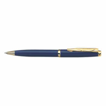 PIEERE CARDIN MOMENTO EXCLUSIVE FOUNTAIN PEN (SPECIAL ROUND NIB, INCLUDED 3N XTRA LONG INK CARTRIDGES ,1N INK CONVERTER, NAVY BLUE BODY)