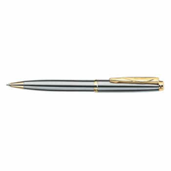 PIEERE CARDIN MOMENTO EXCLUSIVE FOUNTAIN PEN (SPECIAL ROUND NIB, INCLUDED 3N XTRA LONG INK CARTRIDGES ,1N INK CONVERTER, SILVER BODY)
