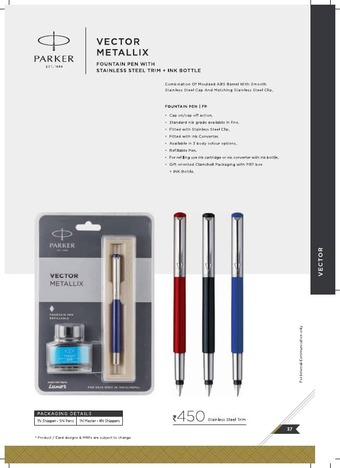 Parker Vector Metallix Fountain Pen