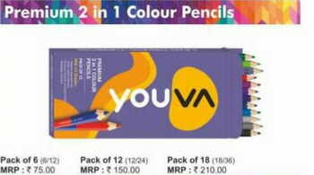 Navneet 2 in 1 Premium Colour Pencils(12/24colour)