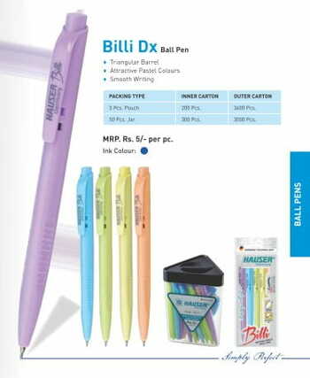 Hauser Billi Dx Ballpen (pack of 5)