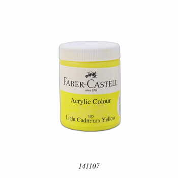 FABER CASTELL ACRYLIC 140 ML JAR  CADMIUM YELLOW