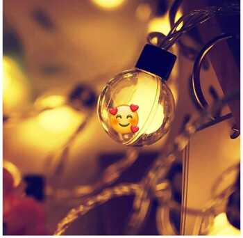 *Double Ball LED Bulb String Light *