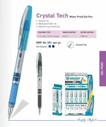Hauser Crystal Tech Gel Pen