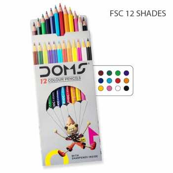 Doms FSC 12 Shades Colour Pencil(1pc)