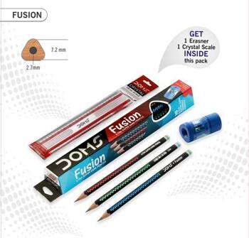 Doms Fusion X-tra Super Dark Pencil (Pack of 100)