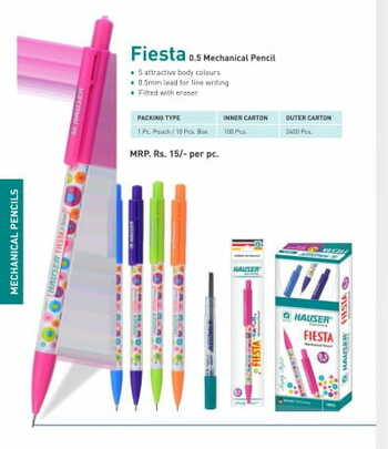 Hauser Fiesta 0.5 Mechanical Pencil (10pc)