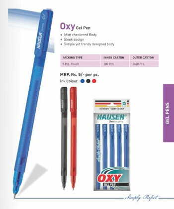 Hauser Oxy Gel Pen (pack of 5)