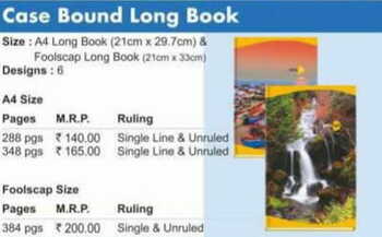 Navneet Case Bound longbook A/4 Size