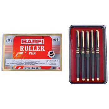 Barfi Roller Pen Slim Full Black 908no (1pc)