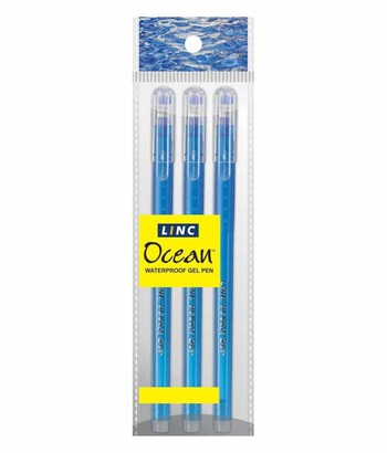 Linc Ocean Gel Pen Blue (pack of 10)
