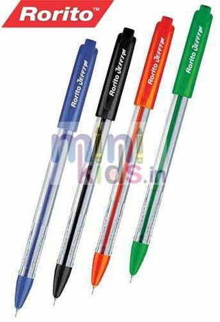 Rorito Fasty gel Black Pen (pack of 5)