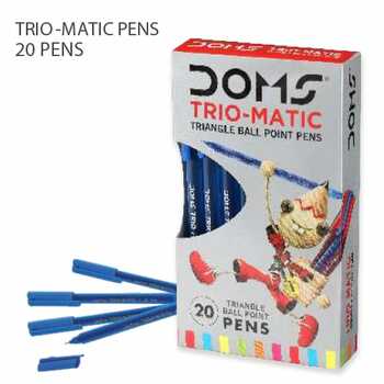 Doms Trio Matic Ballpen New (20pc pack)