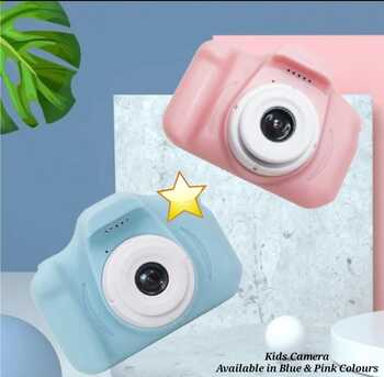 Digital Camera, Recorder Camera 800W HD 2.0 Inch Screen Video Front Camera Child Camera (PINK)