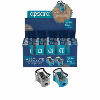 APSARA ABSOLUTE PENCILS WITH FREE SHARPNER AND ERASER (PACK OF 20 PENCILS)