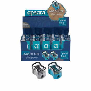 APSARA ABSOLUTE PENCILS WITH FREE SHARPNER AND ERASER (PACK OF 50 PENCILS)