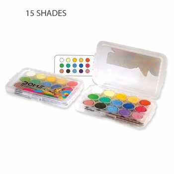 Doms Water Colour Cakes 15 Shades (15mm) (1pc)