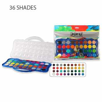 Doms Water Colour Cakes 36 Shades (30mm)(1pc)