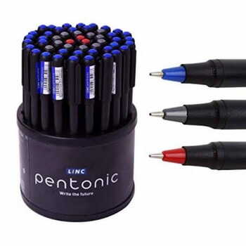 Linc Pentonic Ballpen Black(pack of 10)