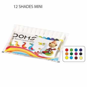 Doms Water Colour Pens 12 Shades Mini(1pc)