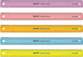 APSARA SHATTER RESSISTANT SCALE (PACK OF 100)