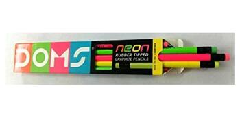 Doms Neon Pencils (Set of 100)