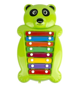 PRIME Panda Xylophone 2 in 1 Musical Toy & Pull Along Toy for Kids 2 - 4 Years with 8 Notes Non Toxic no Batteries