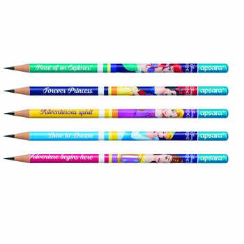 APSARA DISNEY PRINCESS PENCILS WITH FREE SHARPNER AND ERASER (PACK OF 20 PENCILS)