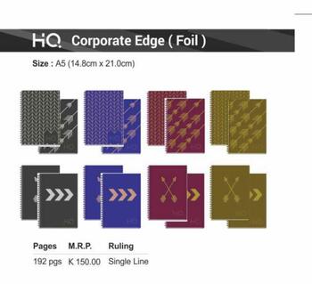 Navneet HQ Corporate Edge Foil Book (A5 Size)(192)