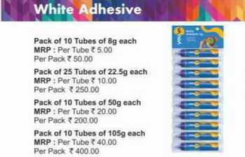 Navneet Fevicol Tube 8gm (pack of 10)