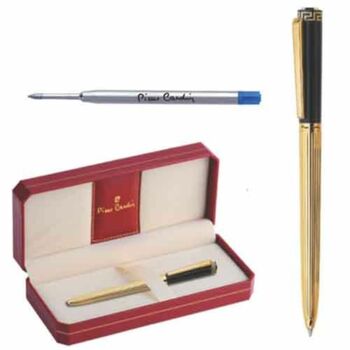 PIERRE CARDIN PREMIUM MAJESTY BLACK AND GOLD EXCLUSIVE BALL PEN