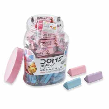 Doms Triangle Eraser (50pc Jar Pack)
