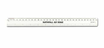 NATRAJ 621 SCALE 30 C.M (PACK OF 10 PC)