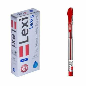 Lexi 5 Ballpen Red (10pc pack)