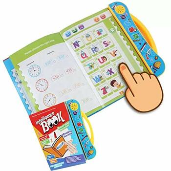 kidzz intelligence book | interactive children book -musical english educational phonetic learning book for 3 + year kids|boys|toddlers- Multi color Brand: Kidzz