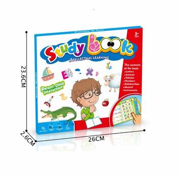 kidzz intelligence book | interactive children book -musical english educational phonetic learning book for 3 + year kids|boys|toddlers- Multi color Brand: Kidzz